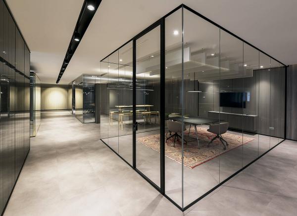 Glass partitions Glass partitions